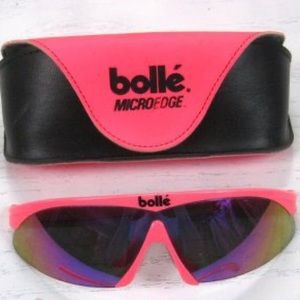 Vintage Bolle Microedge Sunglasses with Case
